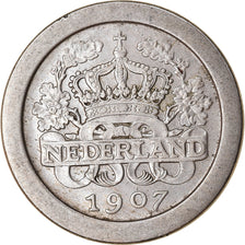 Monnaie, Pays-Bas, Wilhelmina I, 5 Cents, 1907, TTB, Copper-nickel, KM:137