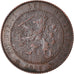 Coin, Netherlands, Wilhelmina I, 2-1/2 Cent, 1906, VF(30-35), Bronze, KM:134