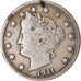 Münze, Vereinigte Staaten, Liberty Nickel, 5 Cents, 1911, U.S. Mint