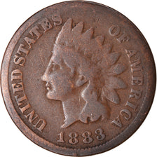Coin, United States, Indian Head Cent, Cent, 1883, U.S. Mint, Philadelphia