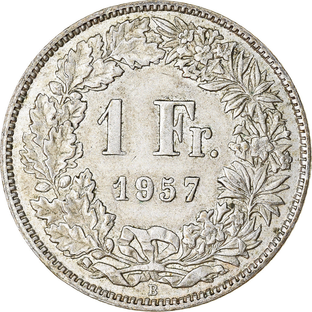 Monnaie, Suisse, Franc, 1957, Bern, TTB, Argent, KM:24