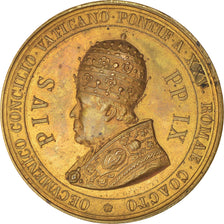 Vaticano, medalha, Pie IX, Concile Oecuménique, Crenças e religiões, 1870