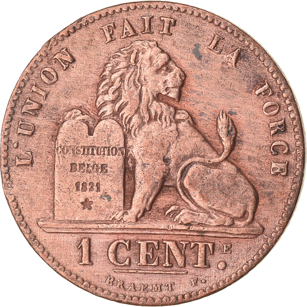 Coin, Belgium, Leopold II, Centime, 1901, EF(40-45), Copper, KM:33.1