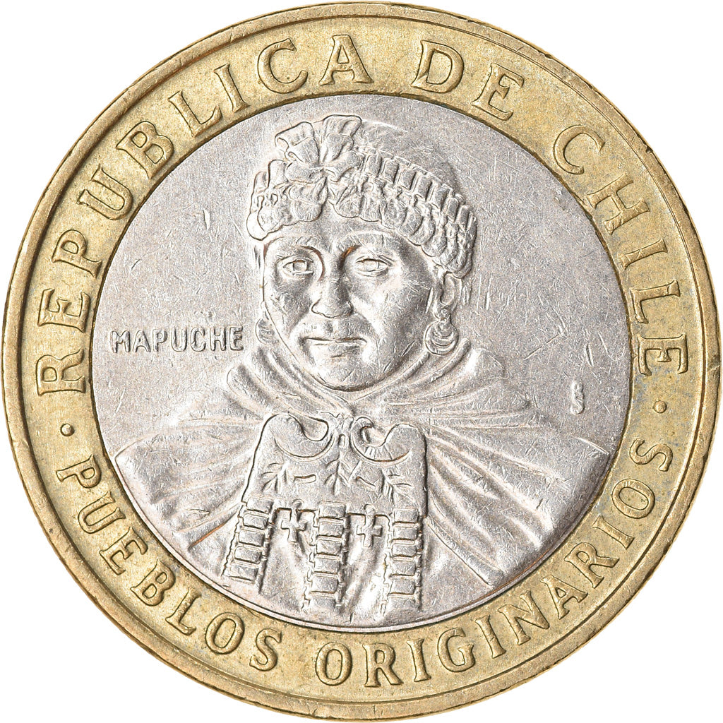 Moneda, Chile, 100 Pesos, 2011, Santiago, MBC, Bimetálico, KM:236