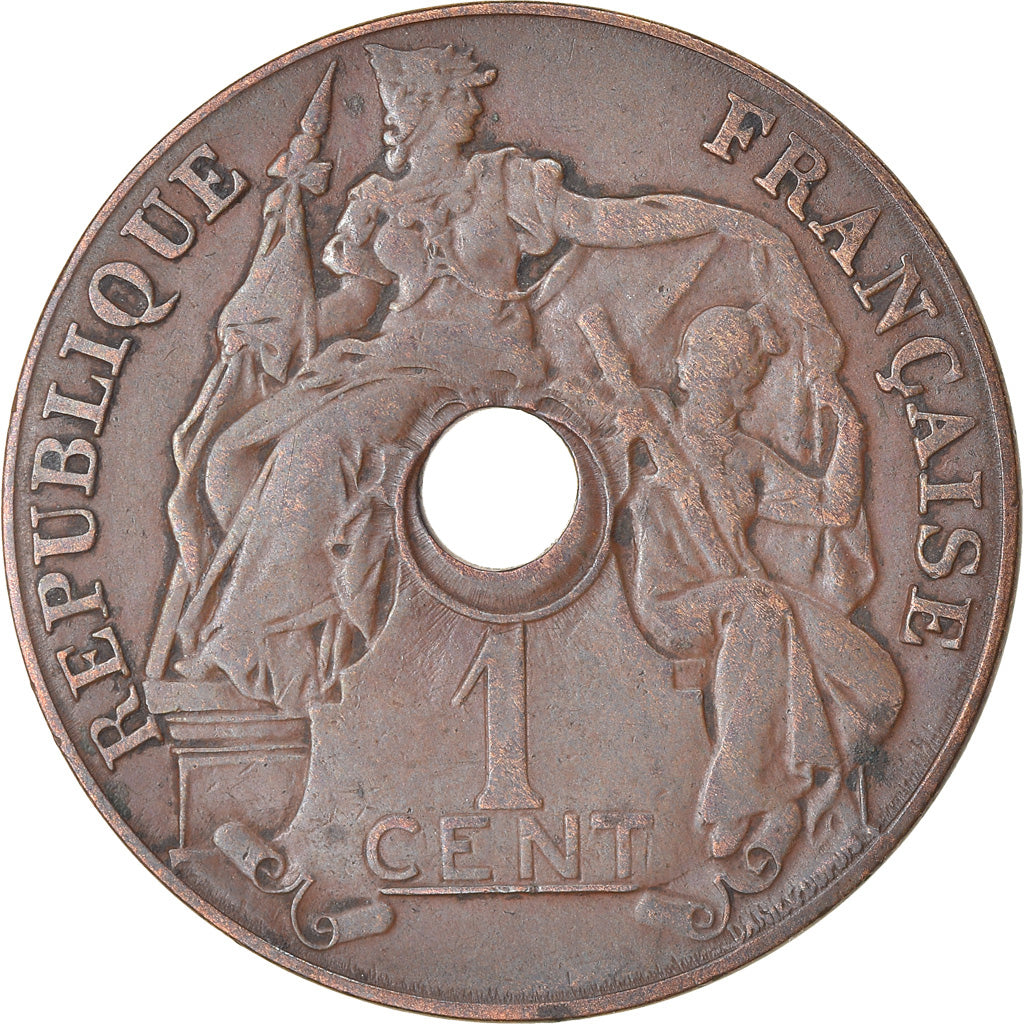 Coin, FRENCH INDO-CHINA, Cent, 1920, San Francisco, VF(30-35), Bronze, KM:12.2