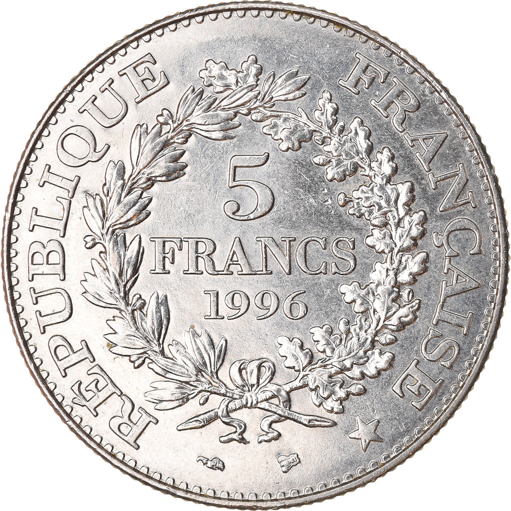 Monnaie, France, Hercule, 5 Francs, 1996, Paris, TTB, Nickel, Gadoury:777