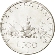 ITALY, 500 Lire, 1970, Rome, KM #98, MS(63), Silver, 29.3, 11.01