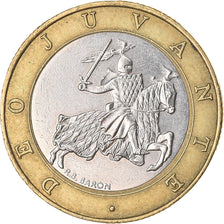 Coin, Monaco, Rainier III, 10 Francs, 1991, EF(40-45), Bi-Metallic, KM:163