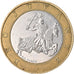 Coin, Monaco, Rainier III, 10 Francs, 1991, EF(40-45), Bi-Metallic, KM:163