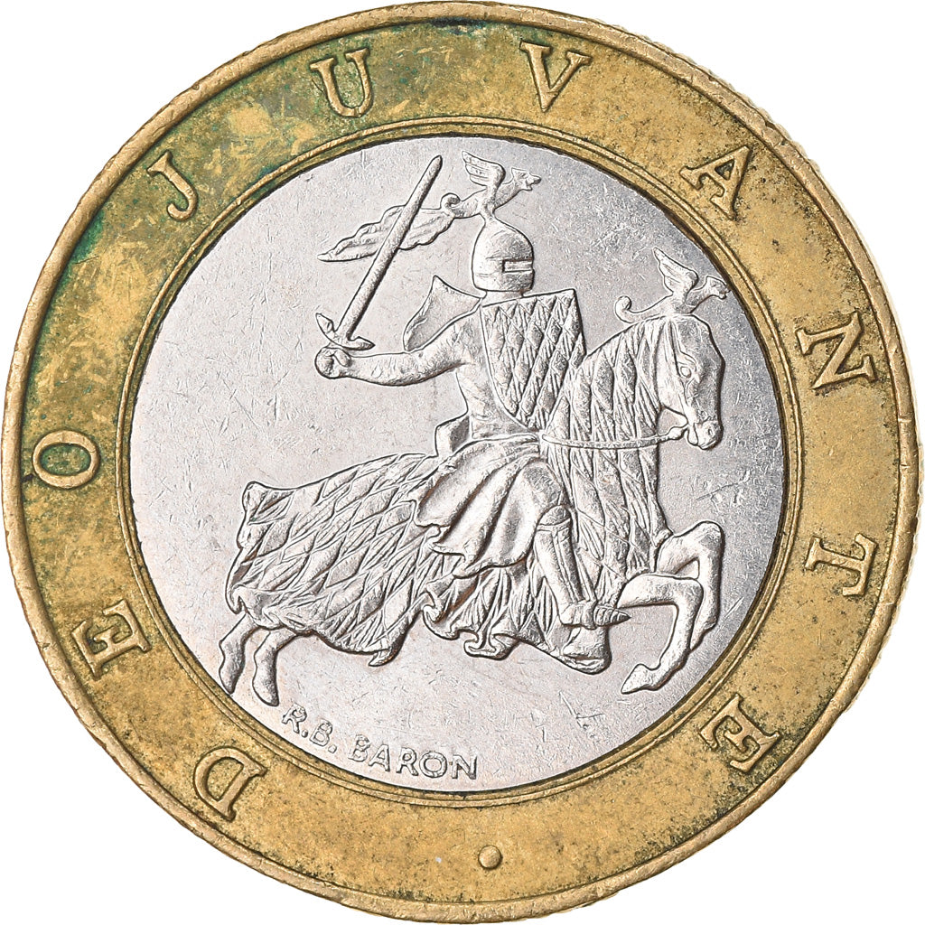 Coin, Monaco, Rainier III, 10 Francs, 1994, EF(40-45), Bi-Metallic, KM:163