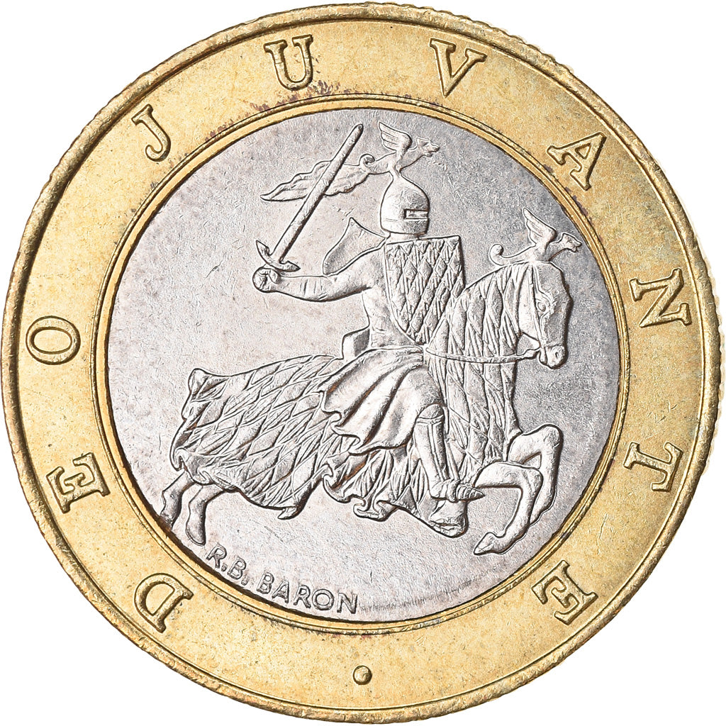 Coin, Monaco, Rainier III, 10 Francs, 1996, EF(40-45), Bi-Metallic, KM:163