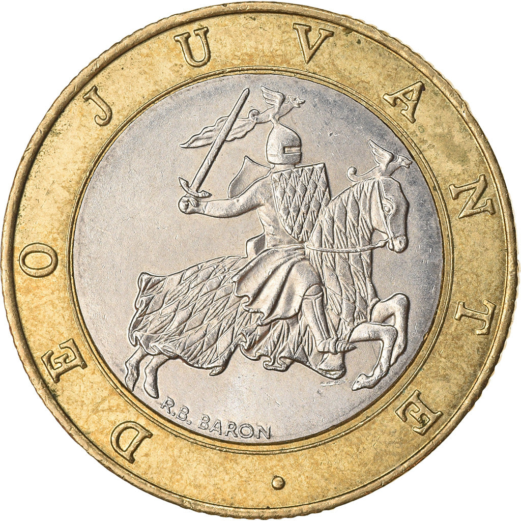 Coin, Monaco, Rainier III, 10 Francs, 2000, EF(40-45), Bi-Metallic, KM:163