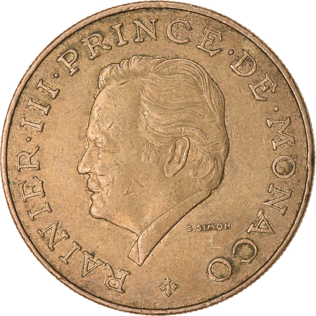 Coin, Monaco, Rainier III, 10 Francs, 1978, EF(40-45), Copper-Nickel-Aluminum