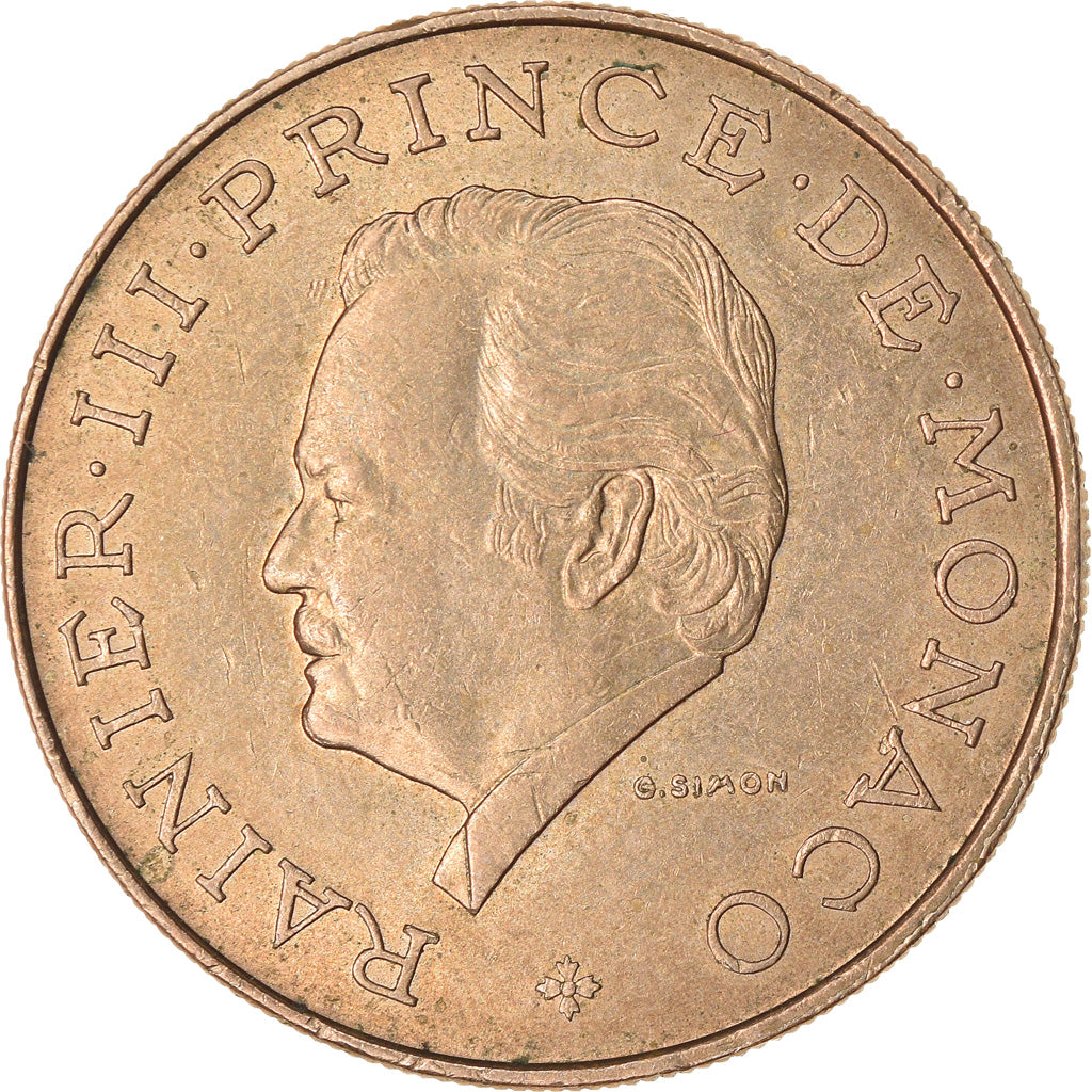 Moneta, Monaco, Rainier III, 10 Francs, 1982, BB, Rame-nichel-alluminio, KM:154