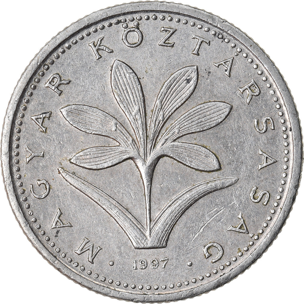 Munten, Hongarije, 2 Forint, 1997, Budapest, FR+, Copper-nickel, KM:693