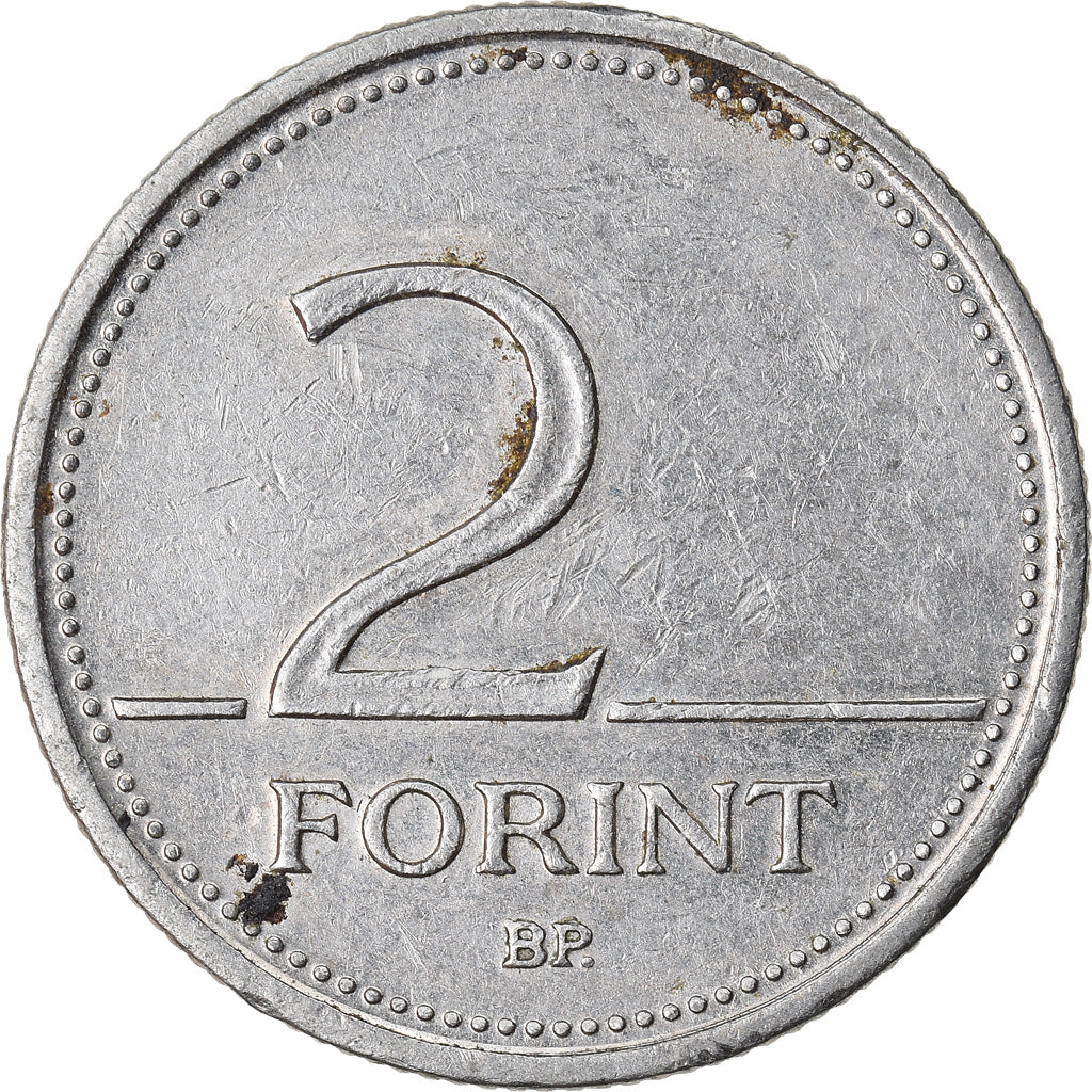 Munten, Hongarije, 2 Forint, 1997, Budapest, FR+, Copper-nickel, KM:693