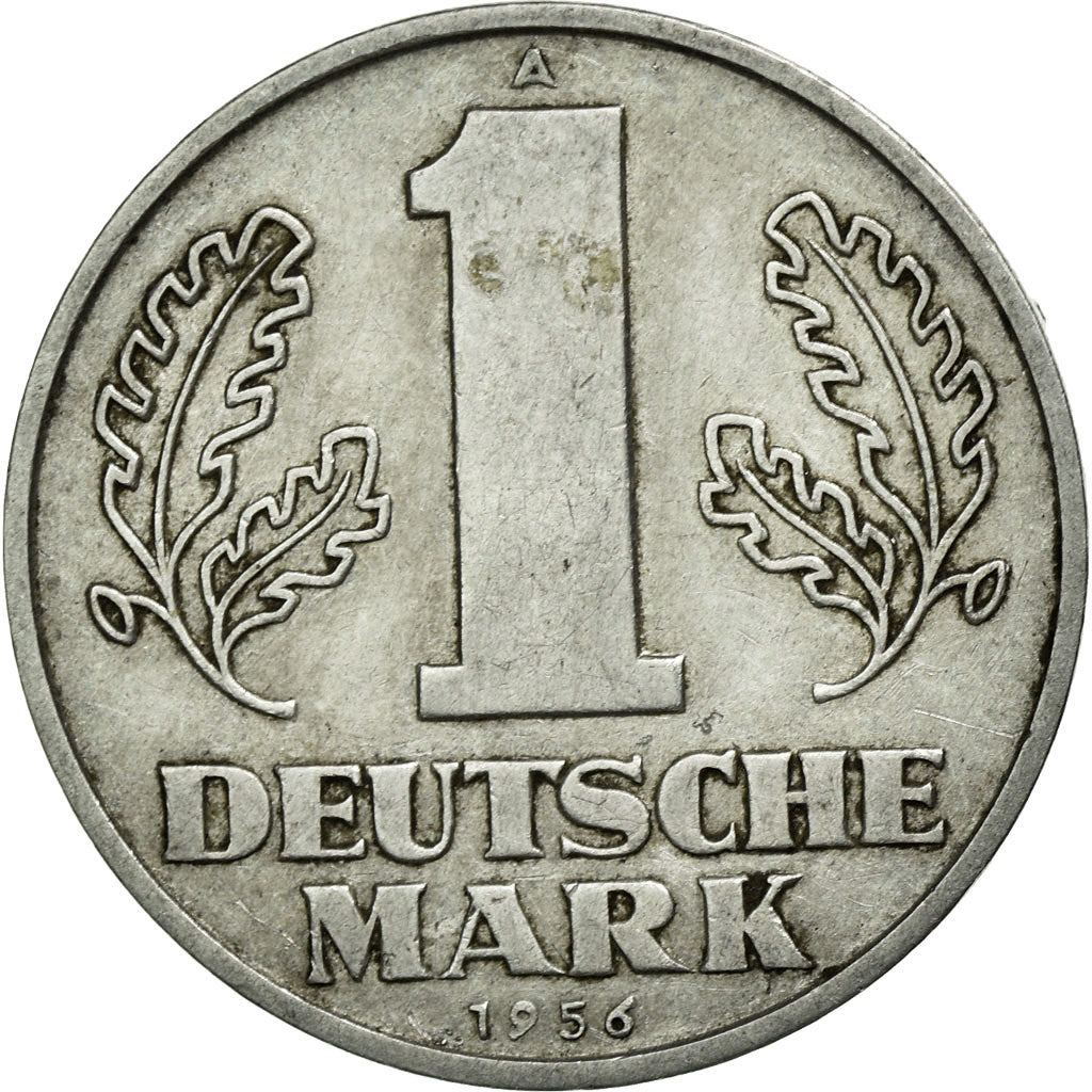 Coin, GERMAN-DEMOCRATIC REPUBLIC, Mark, 1956, Berlin, EF(40-45), Aluminum, KM:13