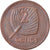 Moneta, Fiji, Elizabeth II, 2 Cents, 1994, EF(40-45), Miedź platerowana