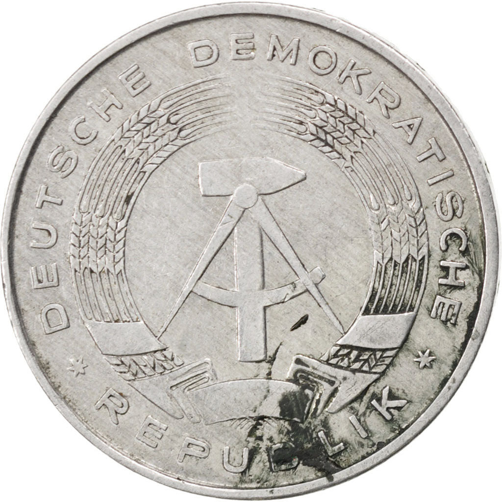 GERMAN-DEMOCRATIC REPUBLIC, Mark, 1963, Berlin, KM #13, EF(40-45), Aluminum,...