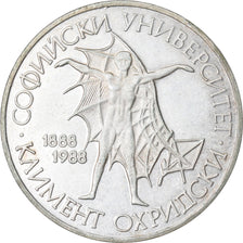 Coin, Bulgaria, 20 Leva, 1988, EF(40-45), Silver, KM:173