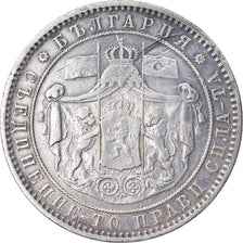 Coin, Bulgaria, Alexander  I, 5 Leva, 1885, EF(40-45), Silver, KM:7