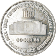 Coin, Bulgaria, 5 Leva, 1985, AU(50-53), Copper-nickel, KM:153