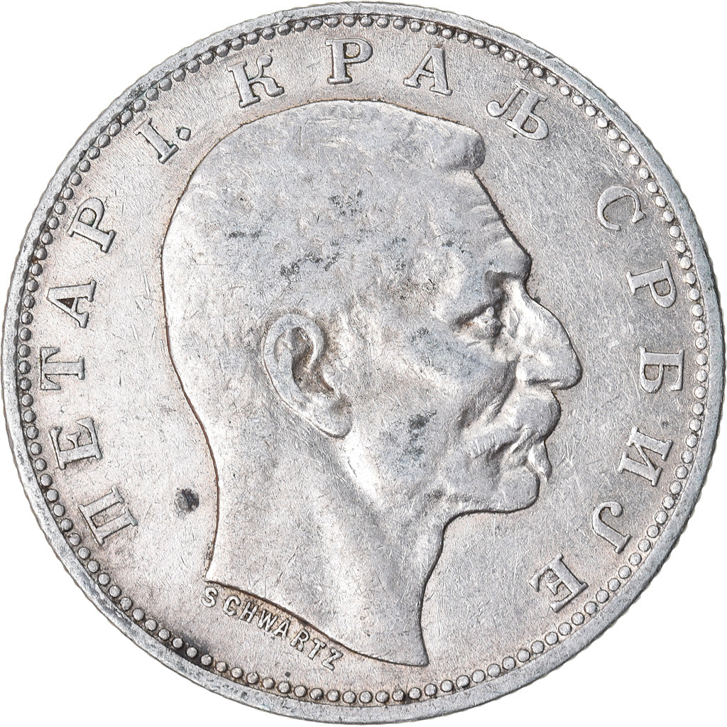 Münze, Bulgarien, Lev, 1912, SS, Silber, KM:31