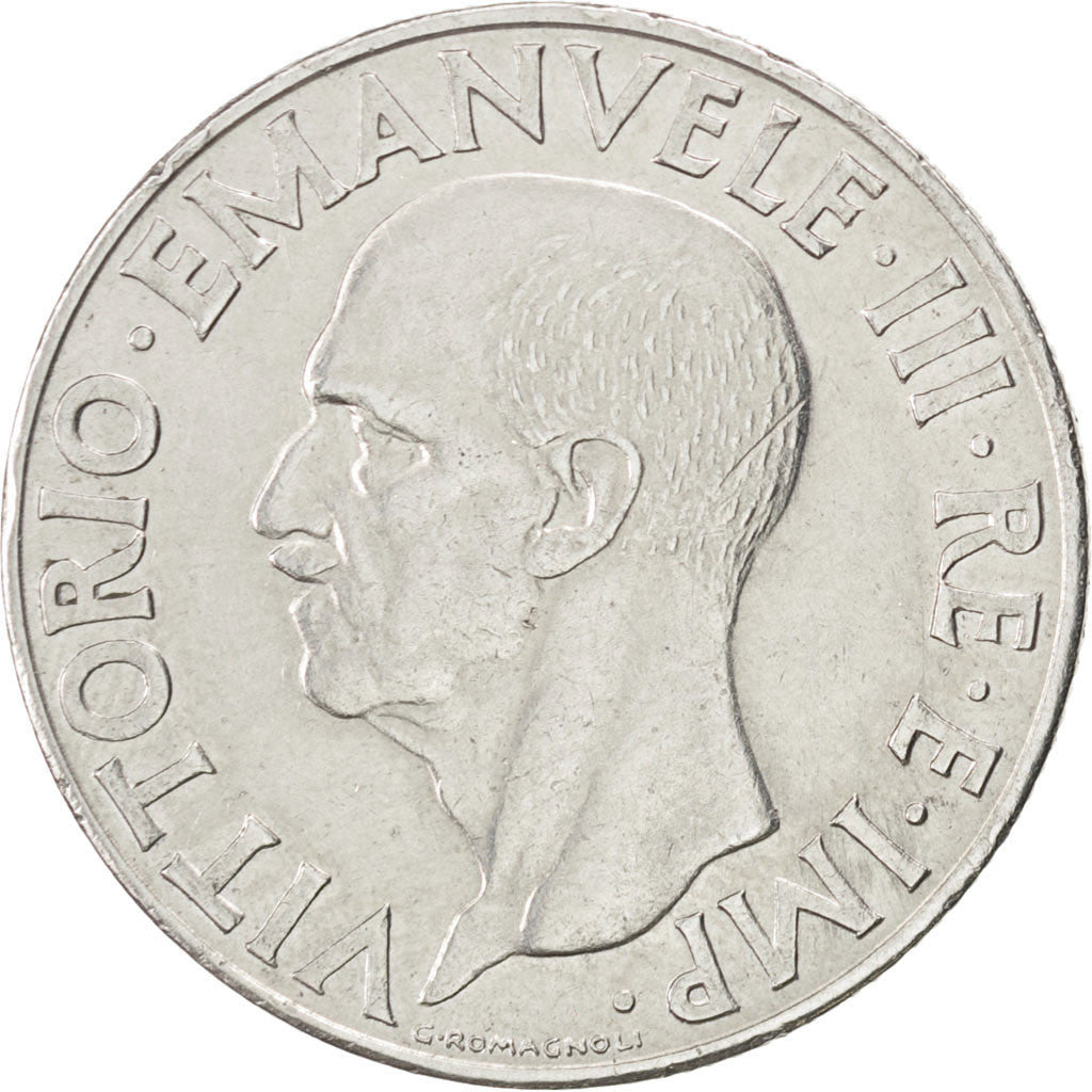 Italie, Vittorio Emmanuel III, 1 lira 1942 R, KM 77b