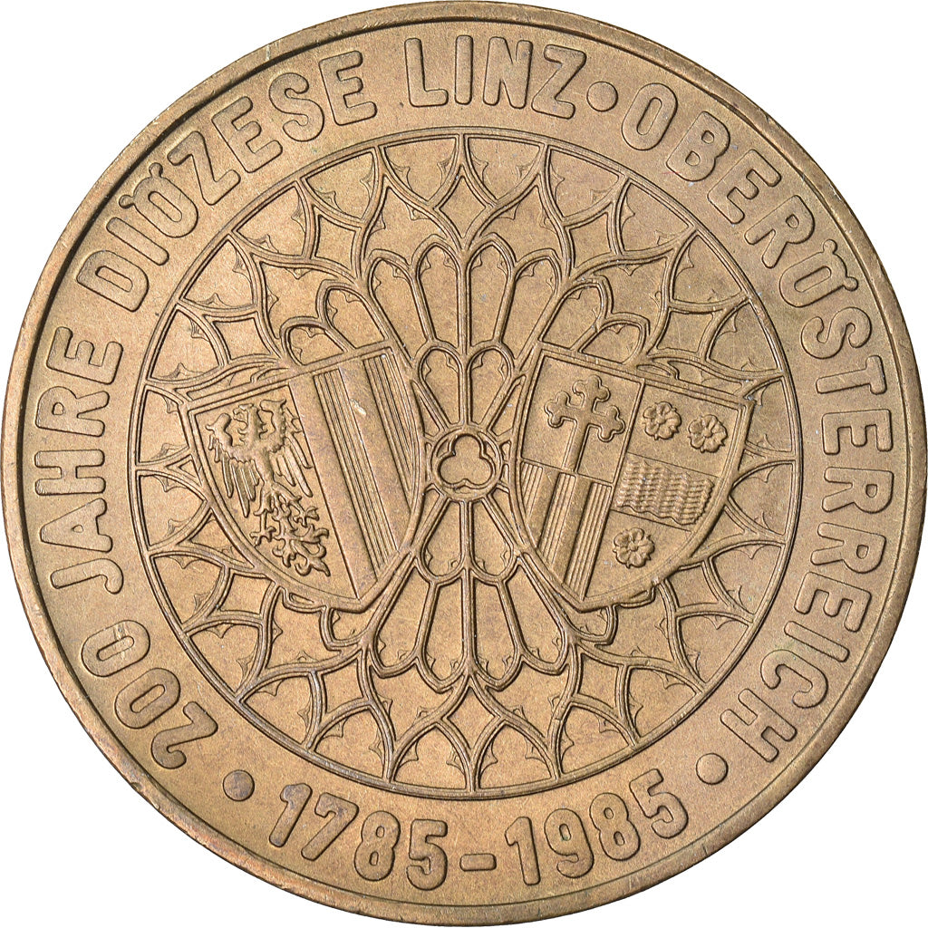 Coin, Austria, 20 Schilling, 1985, EF(40-45), Copper-Aluminum-Nickel, KM:2970.1