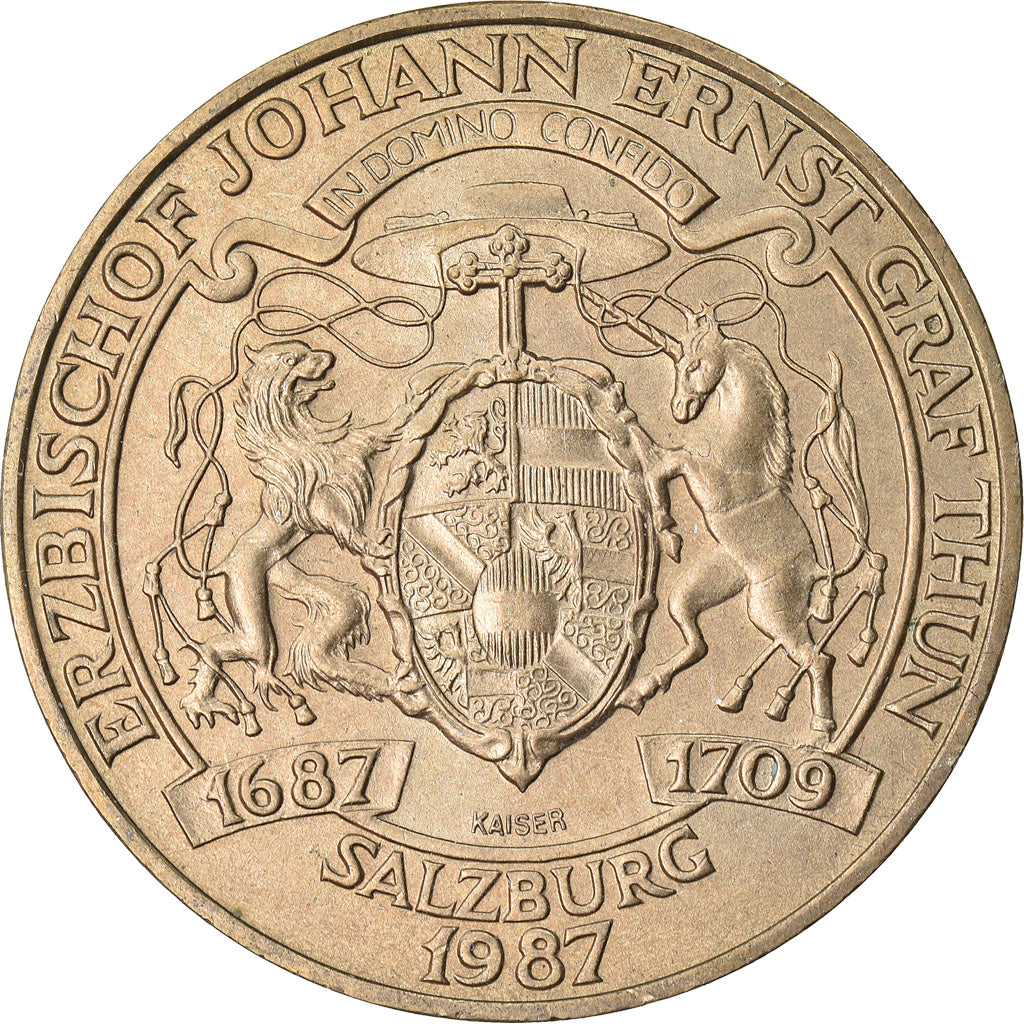 Coin, Austria, 20 Schilling, 1987, EF(40-45), Copper-Aluminum-Nickel, KM:2980.1