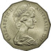 Coin, Australia, Elizabeth II, 50 Cents, 1977, AU(55-58), Copper-nickel, KM:70