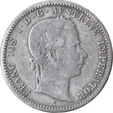Coin, Austria, Franz Joseph I, 1/4 Florin, 1858, EF(40-45), Silver, KM:2213