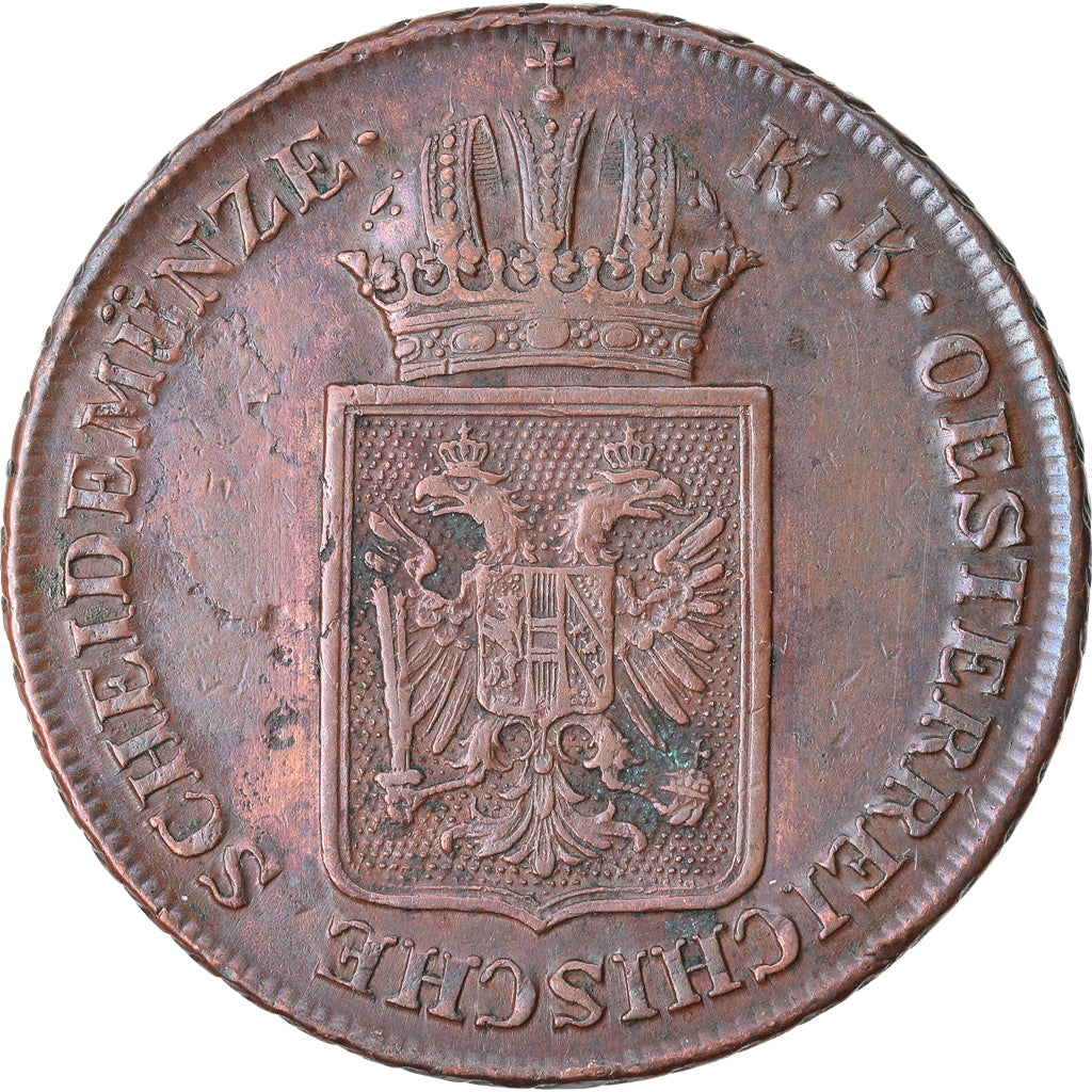 Monnaie, Autriche, Franz Joseph I, 2 Kreuzer, 1848, TTB, Cuivre, KM:2188