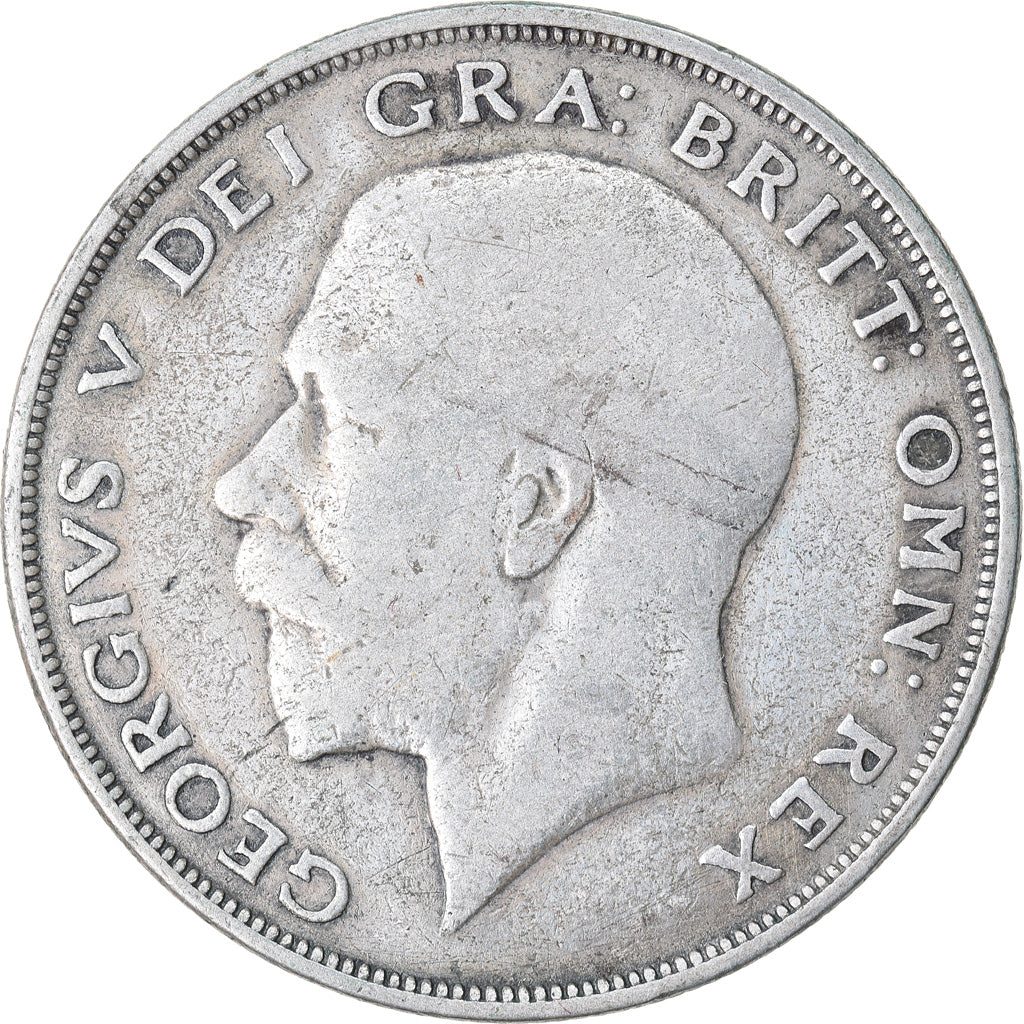 Moneta, Gran Bretagna, George V, 1/2 Crown, 1923, BB, Argento, KM:818.2
