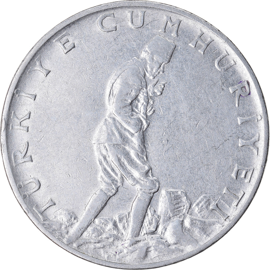 Münze, Türkei, 2-1/2 Lira, 1970, SS, Stainless Steel, KM:893.2