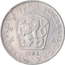 Coin, Czechoslovakia, 5 Korun, 1982, VF(30-35), Copper-nickel, KM:60