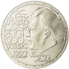 AUSTRIA, 500 Schilling, 1992, KM #3000, MS(60-62), Silver, 37, 24.23