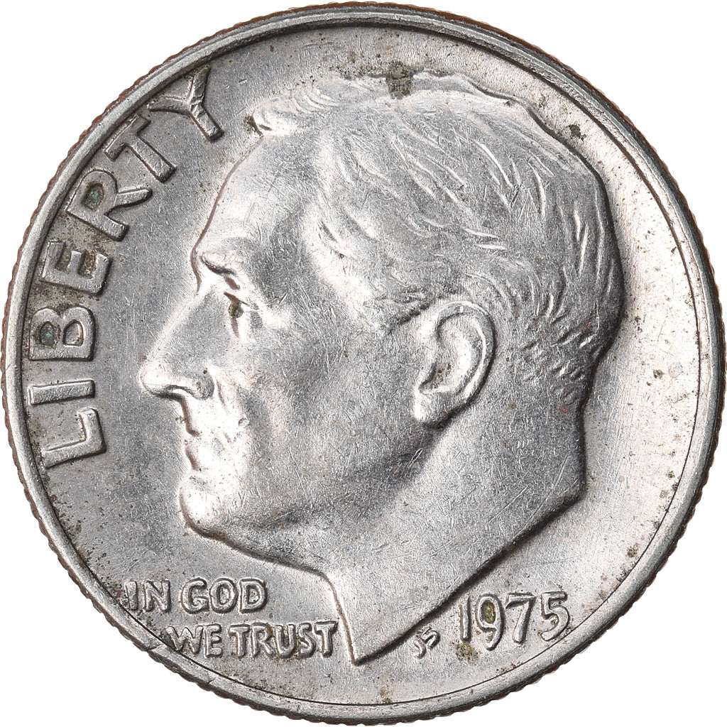 Münze, Vereinigte Staaten, Roosevelt Dime, Dime, 1975, U.S. Mint, Philadelphia