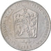 Coin, Czechoslovakia, 2 Koruny, 1989, EF(40-45), Copper-nickel, KM:75