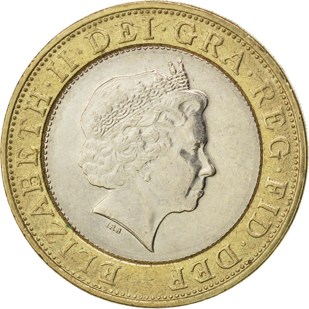 GREAT BRITAIN, 2 Pounds, 1998, KM #994, EF(40-45), Bi-Metallic, 28.4, 12.00