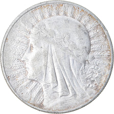 Coin, Poland, 10 Zlotych, 1932, Warsaw, EF(40-45), Silver, KM:22