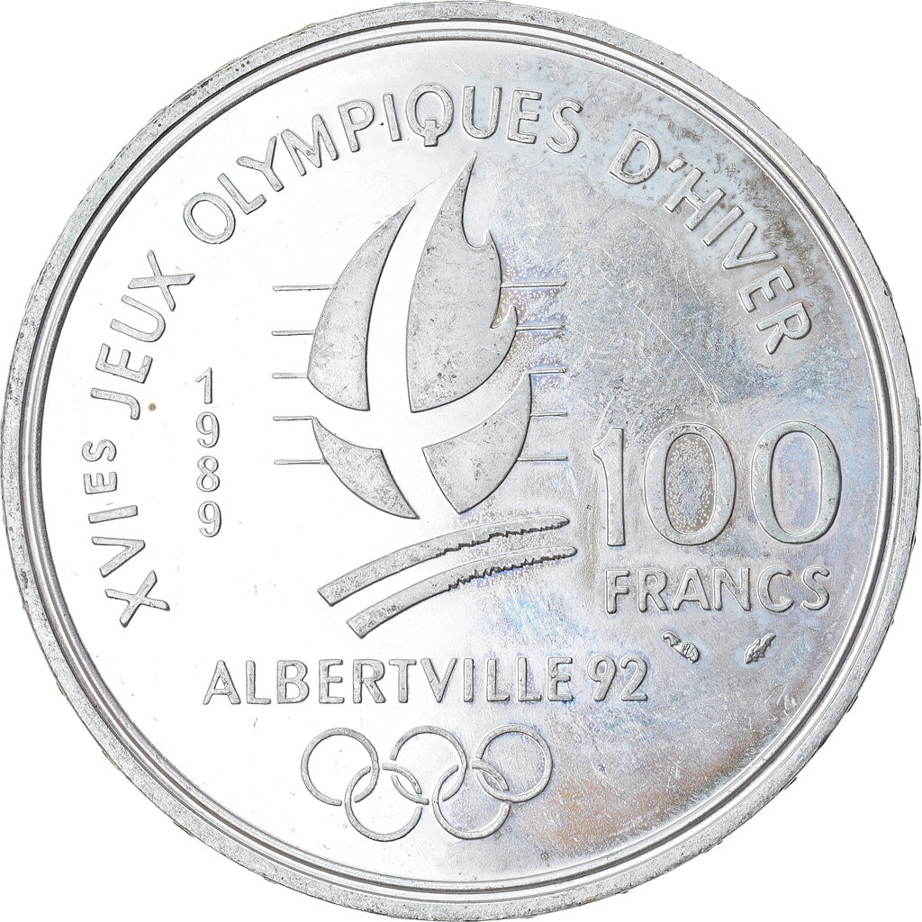 Münze, Frankreich, 100 Francs, 1989, SS, Silber, KM:971