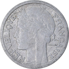 Coin, France, Morlon, 2 Francs, 1945, Beaumont - Le Roger, EF(40-45), Aluminum