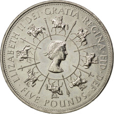 GREAT BRITAIN, 5 Pounds, 1993, KM #965, AU(55-58), Copper-Nickel, 38.61, 28.25
