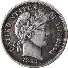 Münze, Vereinigte Staaten, Barber Dime, Dime, 1893, U.S. Mint, Philadelphia
