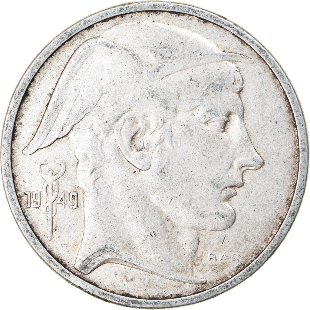 Monnaie, Belgique, 50 Francs, 50 Frank, 1949, TTB, Argent, KM:136.1