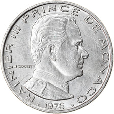 Monnaie, Monaco, Rainier III, Franc, 1976, TTB, Nickel, Gadoury:150, KM:140