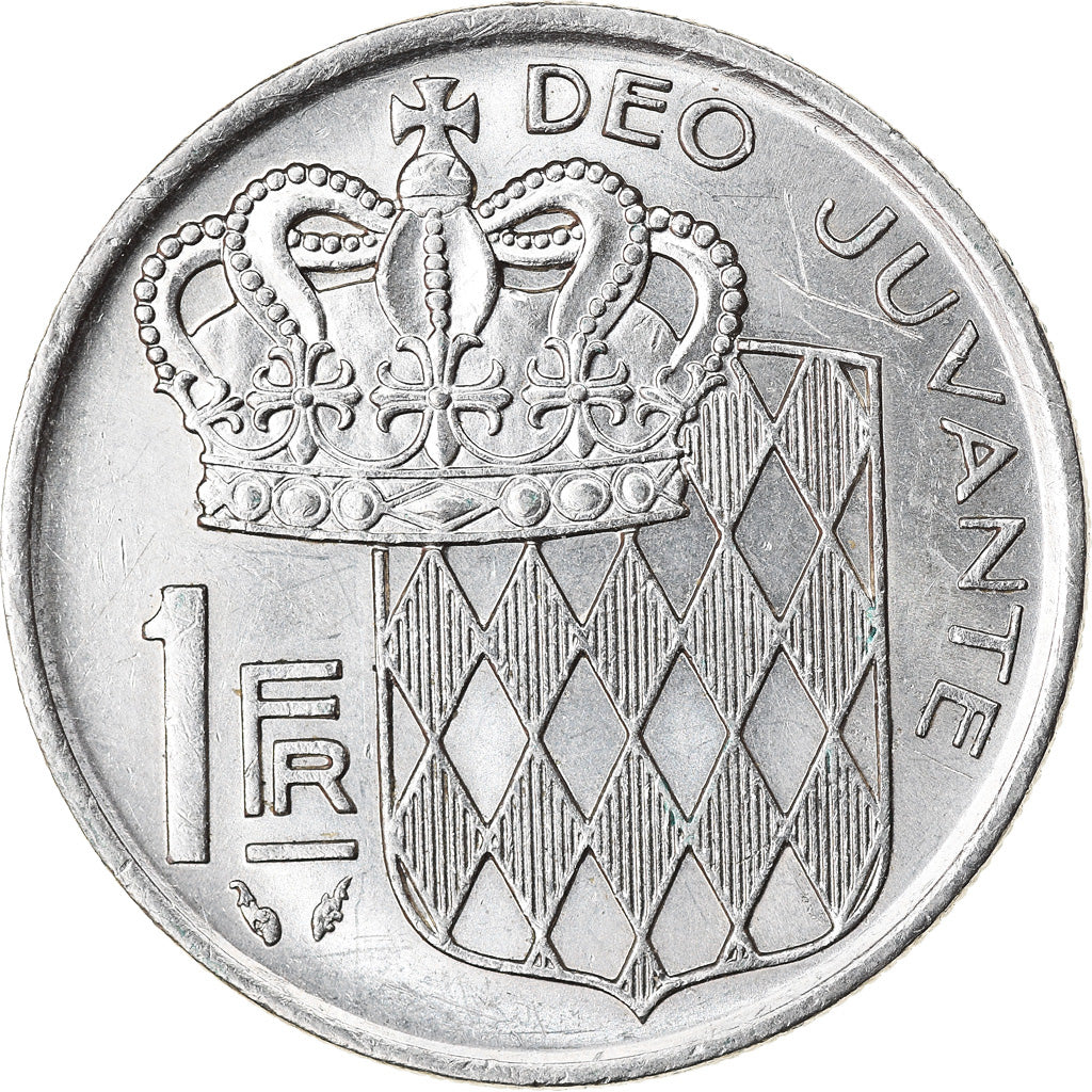 Monnaie, Monaco, Rainier III, Franc, 1976, TTB, Nickel, Gadoury:150, KM:140