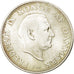 DENMARK, 2 Kroner, 1958, Copenhagen, KM #845, AU(55-58), Silver, 31, 15.00