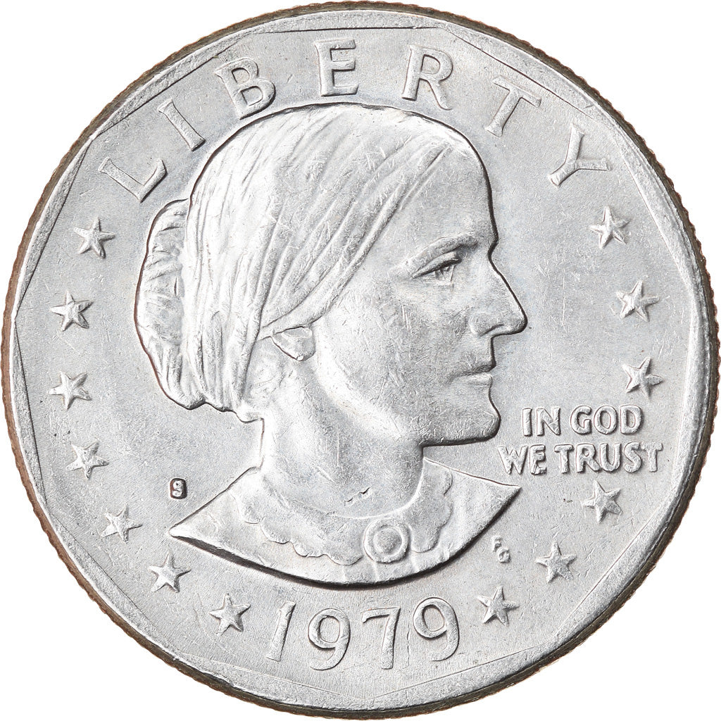 Coin, United States, Susan B. Anthony Dollar, Dollar, 1979, U.S. Mint, San